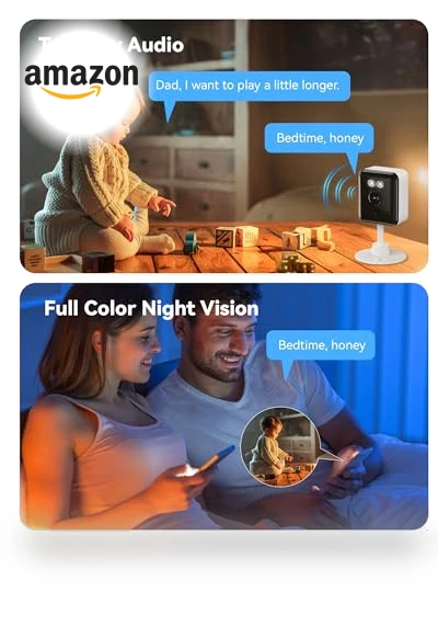 2K Indoor Security Camera — Smart Home Security, Gianteye