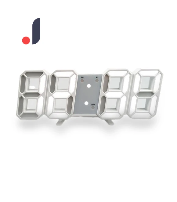 3D Glowing Digital Desk Clock — Clocks, Stone Home