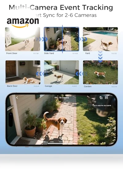 4K Security Cameras Wireless Outdoor — Outdoor Security Cameras, MUBILIFE