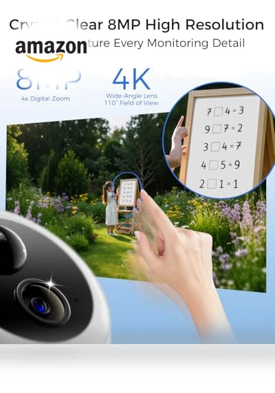 4K Security Cameras Wireless Outdoor — Outdoor Security Cameras, MUBILIFE