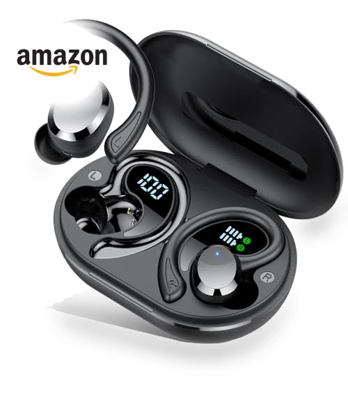 Bluetooth 5.4 Headphones Sport Earphones — In-Ear Headphones, SPRTOYBAT
