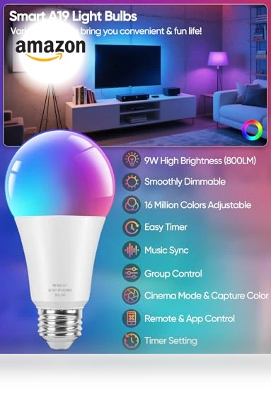 Color Changing LED Light Bulbs — LED, Brightever
