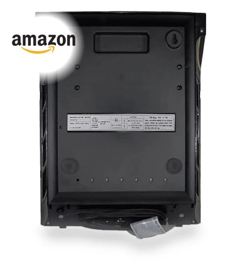 Deluxe Space Infrared Wall Mount Electric Heater — Portable Heating Solutions, Heat Storm