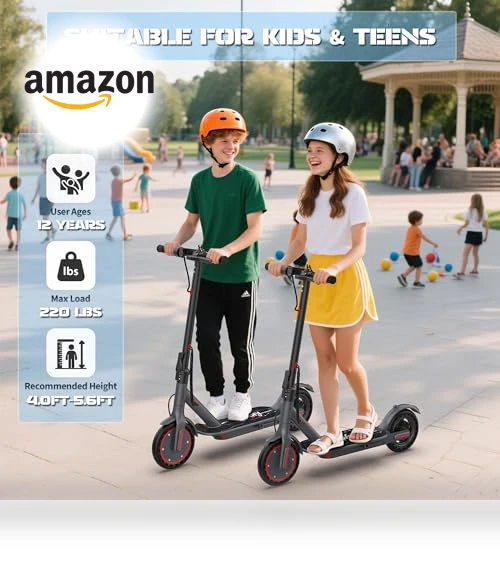 Electric Scooter for Big Kids 12+ — Push Scooters, WERHY