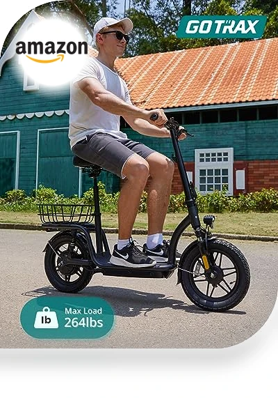 Electric Scooter with Seat — Electric Self-Balancing Scooters, Gotrax