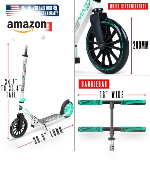 Folding Kick Scooter — Push Scooters, Madd Gear