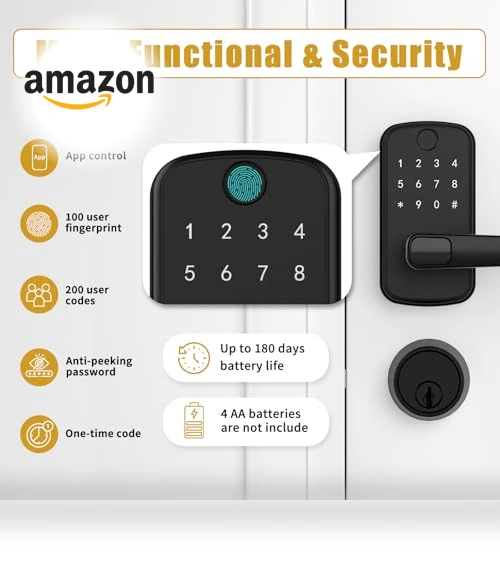 Keyless Entry Door Lock — Biometric Security, OLUMAT