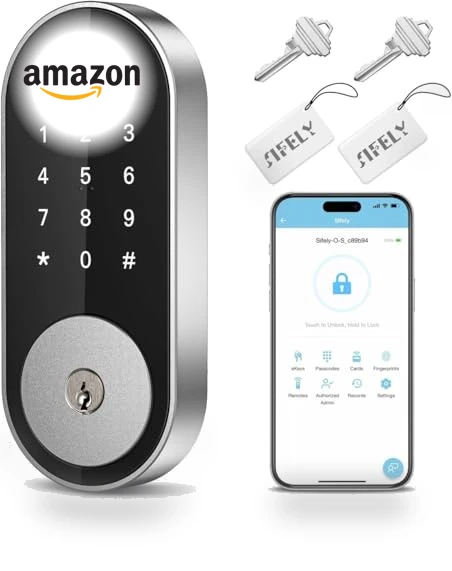 Keyless-Entry Fingerprint Deadbolt Smart Lock — Deadbolts, Sifely