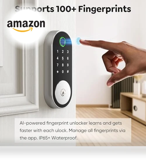 Keyless-Entry Fingerprint Deadbolt Smart Lock — Deadbolts, Sifely
