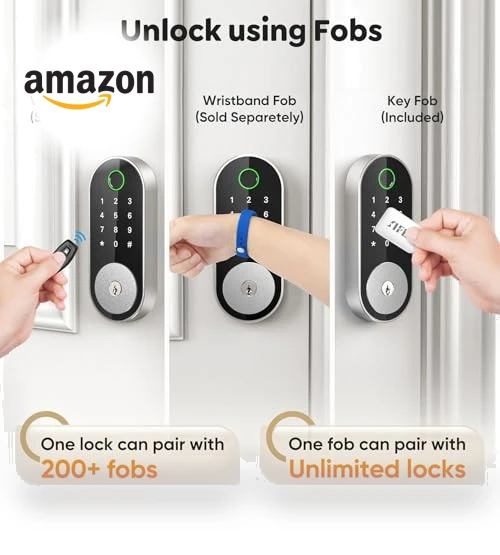 Keyless-Entry Fingerprint Deadbolt Smart Lock — Deadbolts, Sifely