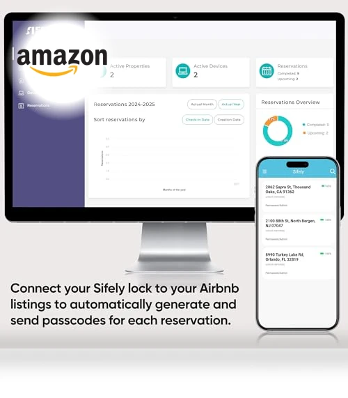 Keyless-Entry Fingerprint Deadbolt Smart Lock — Deadbolts, Sifely