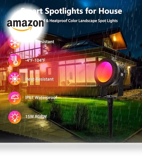 Outdoor Smart Landscape Lighting — Outdoor Security & Flood Lighting, Tsanhoo