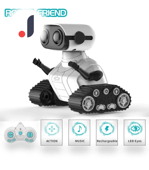 Rechargeable Remote Control Robot Toy — Interactive Figures & Robots, JJRC