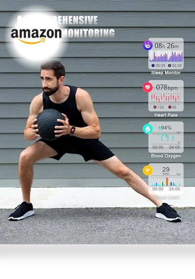 Smart Fitness Tracker Watch — Smartwatches, QVEQ