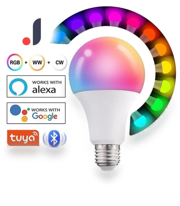 Smart LED Bulb RGB + WW + CW — LED, TOP MALL-005