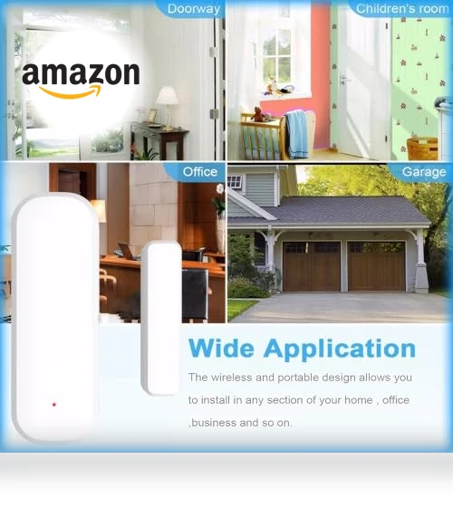 Smart WiFi Door/Window Sensor — Smart Home Security, Sanofuturion