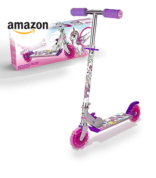 Unicorn Scooter with Light Up Wheels — Push Scooters, Ozbozz