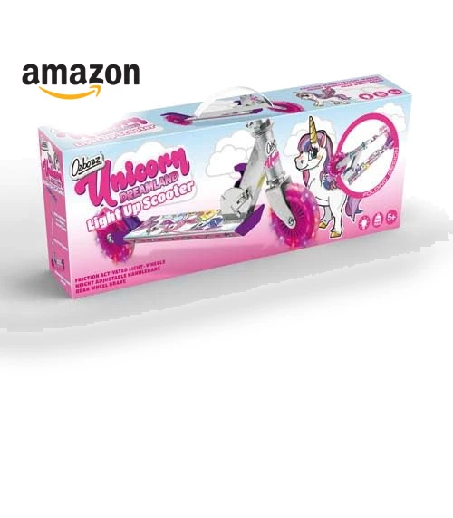Unicorn Scooter with Light Up Wheels — Push Scooters, Ozbozz