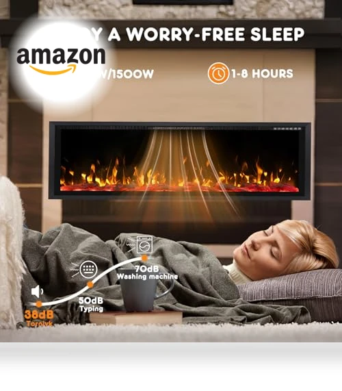 Wide-Screen Electric Fireplace Inserts — Electric Heating Solutions, Tornivk