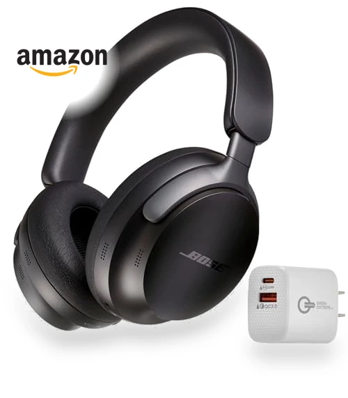Wireless Noise Cancelling Headphones with Spatial Audio — Over-Ear Headphones, Bose