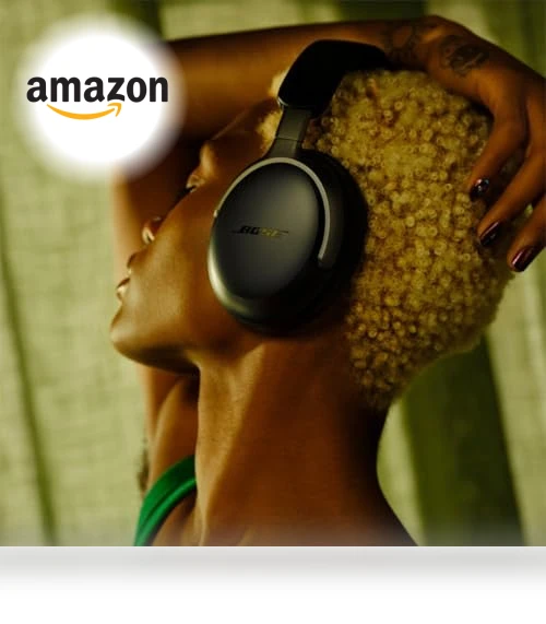 Wireless Noise Cancelling Headphones with Spatial Audio — Over-Ear Headphones, Bose