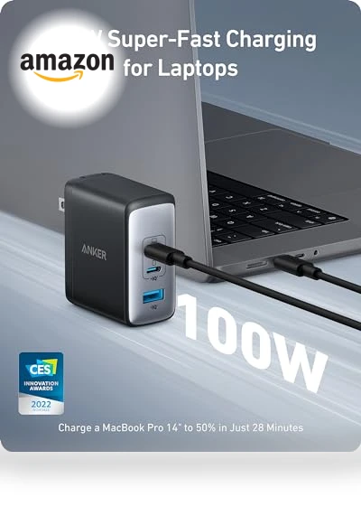 100W USB-C Charger — Chargers, Anker