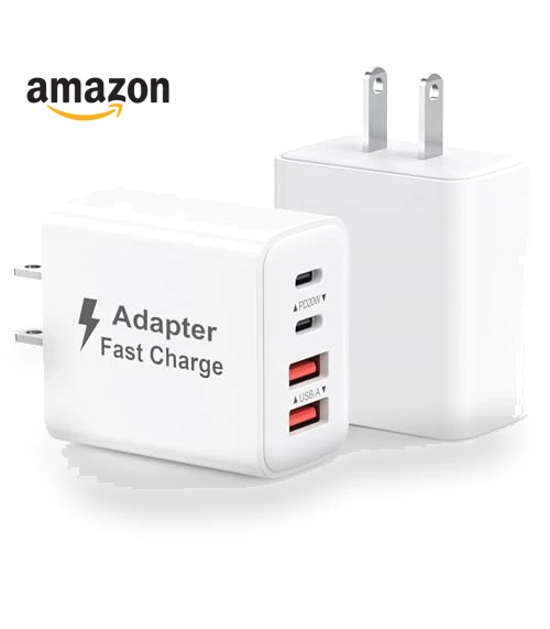 40W 4-Port USB C Fast Charging Block — Chargers, Imitordirects