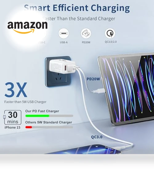 40W 4-Port USB C Fast Charging Block — Chargers, Imitordirects