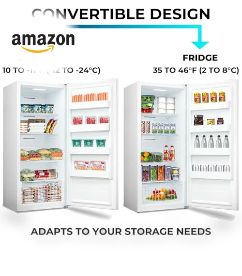 Convertible Upright Freezer/Refrigerator — Mini Fridges, Kenmore