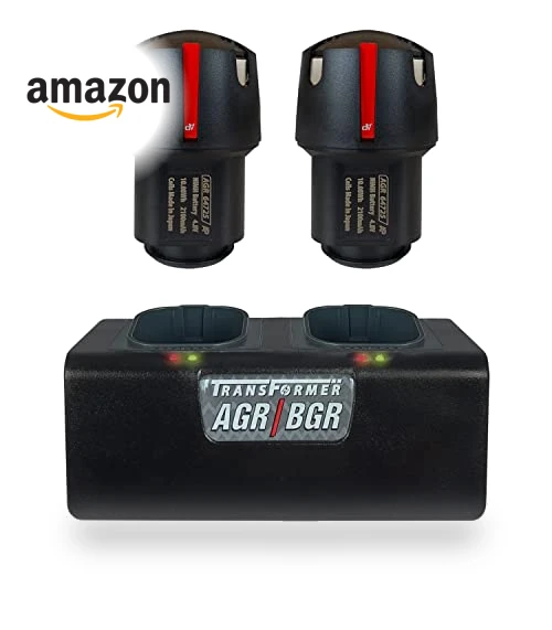 Double Charger and Two Replacement Batteries for Andis Clippers — Clippers, Artisan Power