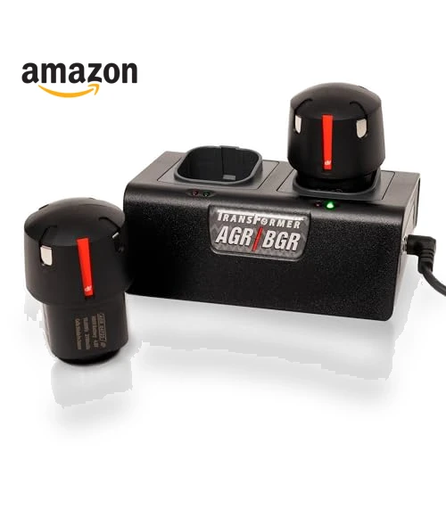 Double Charger and Two Replacement Batteries for Andis Clippers — Clippers, Artisan Power
