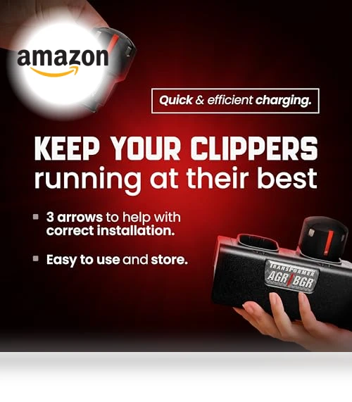 Double Charger and Two Replacement Batteries for Andis Clippers — Clippers, Artisan Power