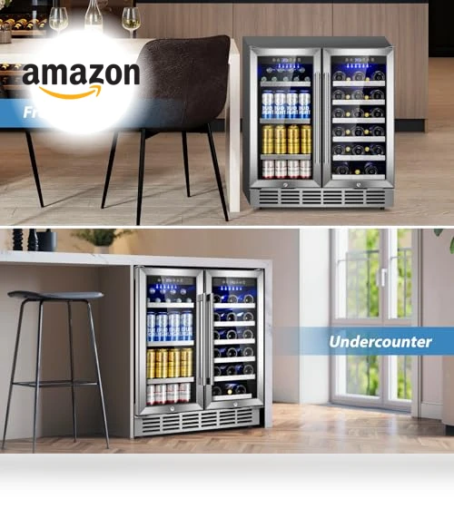 Dual Zone Beverage Cooler — Wine Storage Solutions, Velivi