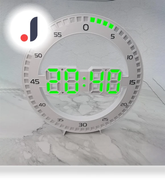 Modern LED Digital Large Wall Clock — Clocks, Daily necessities-V