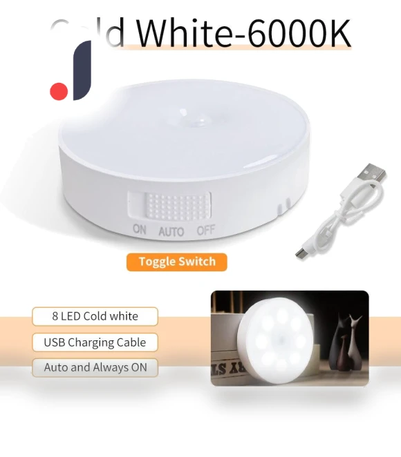 Rechargeable LED Motion Sensor Light — Garden Illumination, Xiao Home