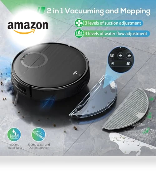 Robot Vacuum and Mop Combo — Smart Cleaning Robots, UMMUND