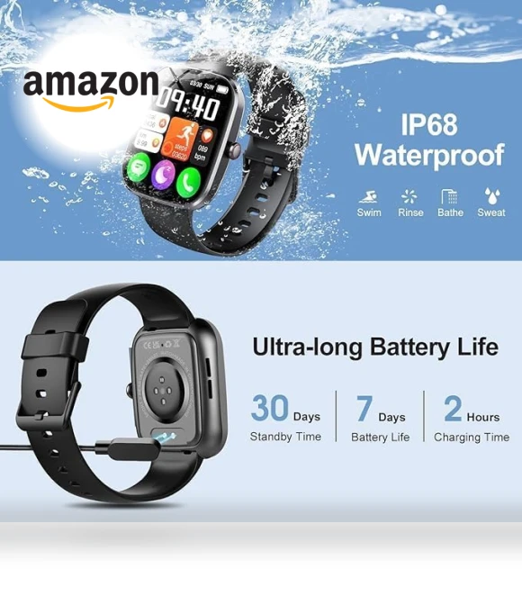 Smart Watch with Bluetooth Call — Smartwatches, WeurGhy