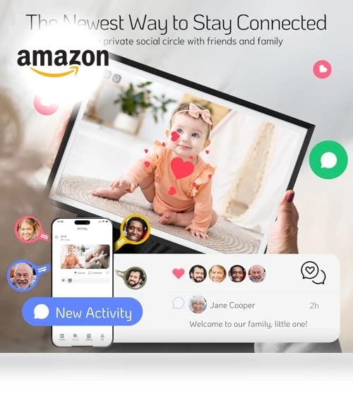 Touchscreen Digital Picture Frame — Digital Frames, NexFoto