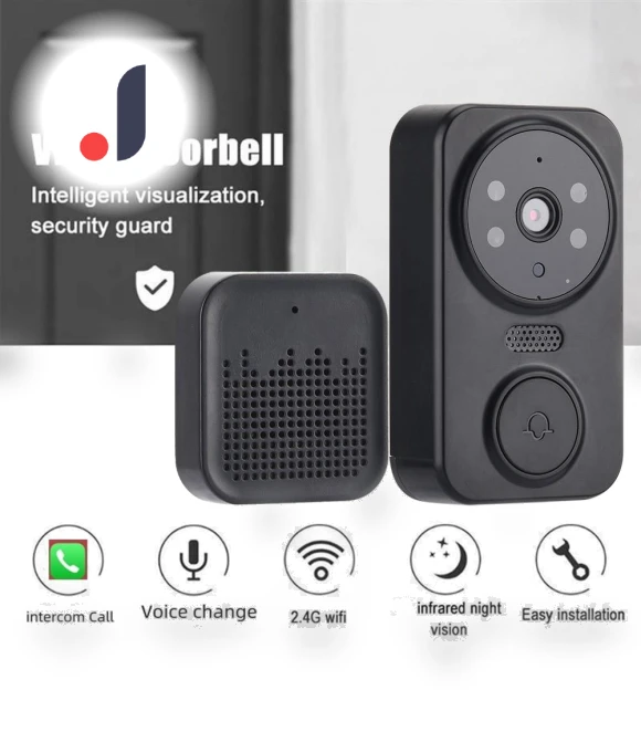 Wi-Fi Video Doorbell — Smart Home Security, JTKE