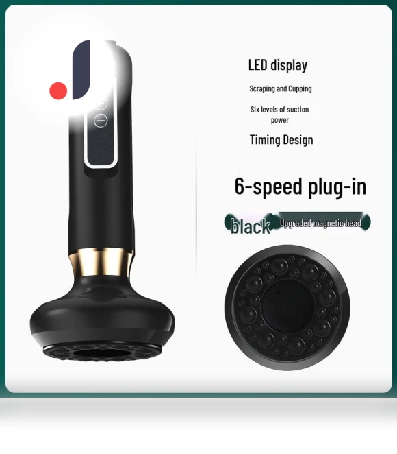 Intelligent Electric Gua Sha and Vacuum Therapy Device with Heating — Facial Steamers, the BAY