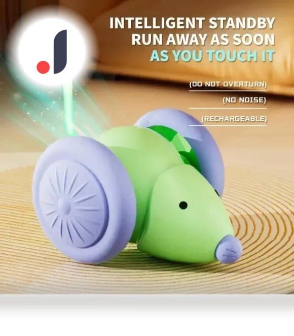 Interactive Pet Toy Electric Mouse Machine — Interactive Animal Companions, YJMP