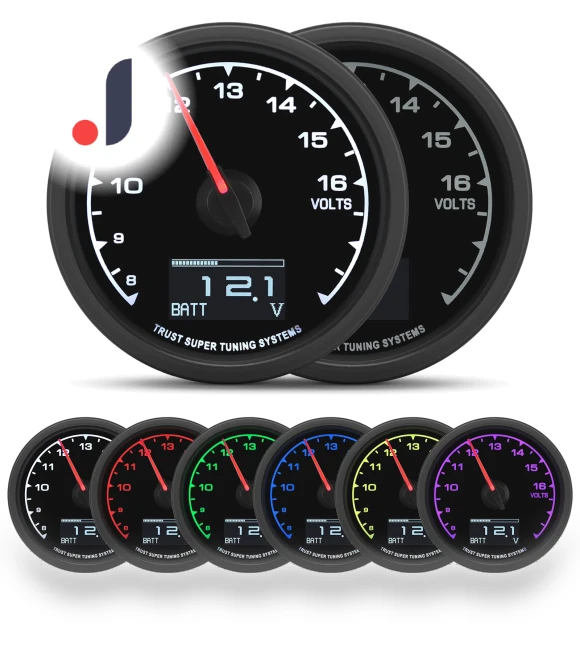 LCD Racing Car Gauge Set — Boost, Dream Garage