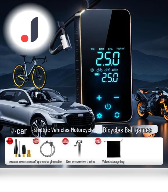Portable High-Power Digital Air Pump with Touch Screen — Inflation Devices, Apex Gear