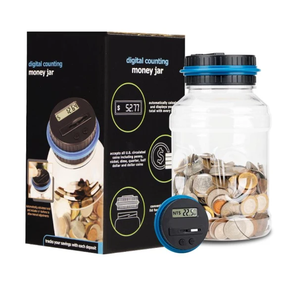 Smart Electronic Piggy Bank with Coin Counting — Savings & Piggy Banks, Best Electronics