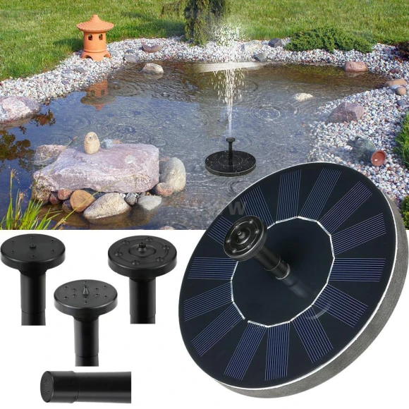 Solar Powered Floating Fountain Pump for Bird Bath — Fountain Accessories, LIAESMART Home