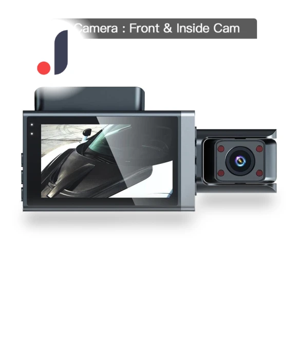 Triple Lens Car Dash Cam — Dashboard Cameras, SAMS Online