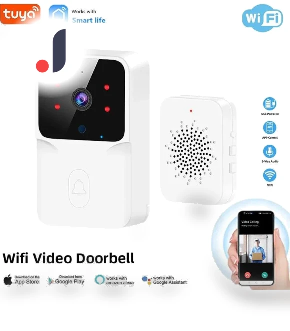 Wireless HD Video Doorbell — Smart Home Security, Good Household Items