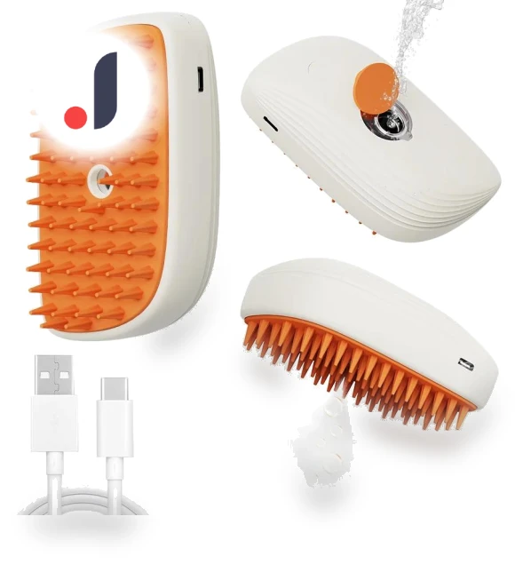 3-in-1 Massage Brush for Cats, Dogs, and Pets — Brushes, Smart Pet Supplies