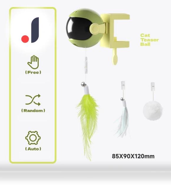 Automatic Cat Teaser Toy — Cat Playthings, Smart Pet Supplies