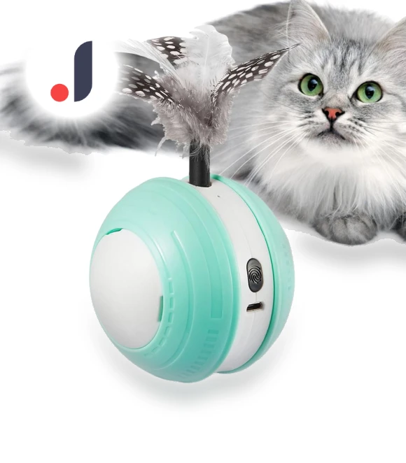 Automatically Moving Puzzle Ball Cat Teaser Toy — Cat Playthings, Smart Pet Supplies